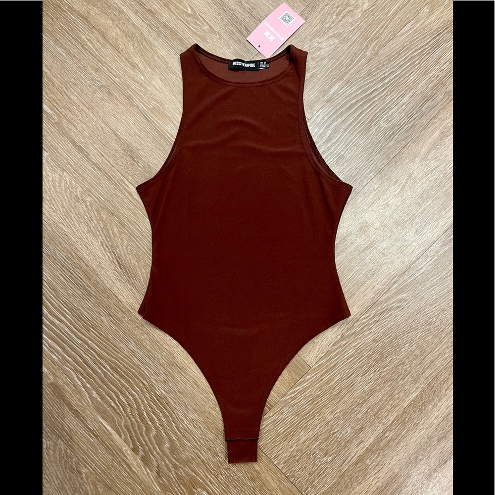 NWT Missy Empire Chocolate Bodysuit